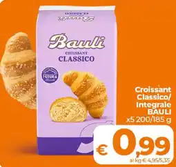 Ipercoop Radenza Croissant Classico BAULI offerta