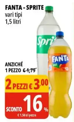 Tigros Fanta - Sprite offerta