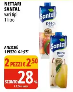 Tigros Santal vari tipi offerta