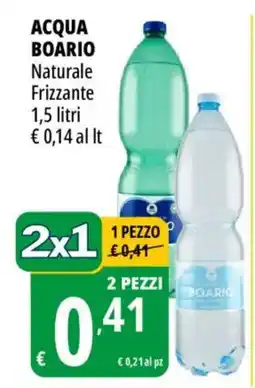 Tigros Acqua Boario Naturale Frizzante offerta