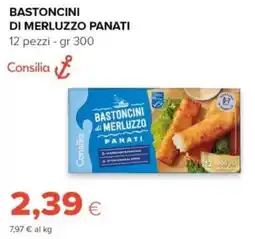 Tigre Bastoncini di merluzzo panati Consilia offerta