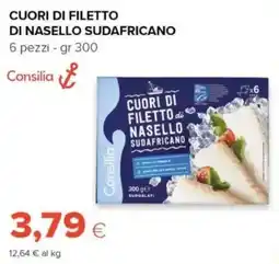 Tigre Cuori di filetto di nasello sudafricano Consilia offerta