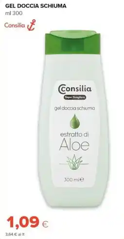 Tigre Consilia gel doccia schiuma estratto di Aloe offerta