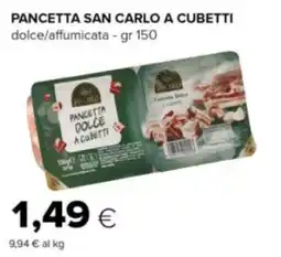 Oasi Pancetta San Carlo a cubetti offerta