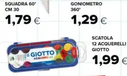 Oasi Scatola 12 acquerelli Giotto offerta
