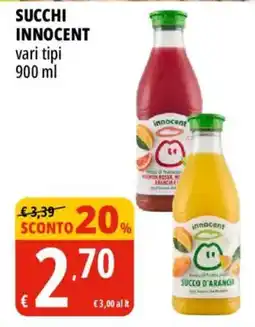 Tigros Succhi Innocent offerta