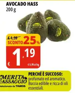 Tigros Avocado Hass offerta