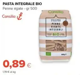 Tigre Pasta integrale bio Penne rigate offerta