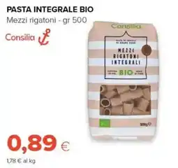 Tigre Pasta integrale bio Mezzi rigatoni offerta