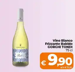 Ipercoop Radenza Vino Bianco Frizzante Babbio GORCHI TONDI offerta