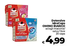 Ipercoop Radenza Detersivo IdroCaps Omino Bianco offerta