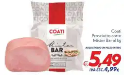 Iper Super Conveniente Coati Prosciutto cotto Mister Bar offerta