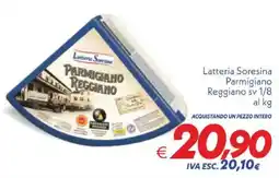 Iper Super Conveniente Latteria Soresina Parmigiano Reggiano offerta