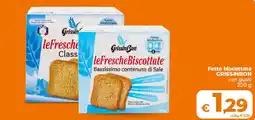 Ipercoop Radenza Fette biscottate GrissinBon offerta