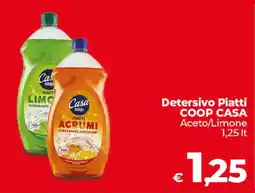 Ipercoop Radenza Detersivo Piatti COOP CASA offerta