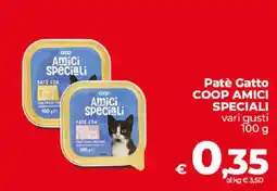 Ipercoop Radenza Patè Gatto COOP AMICI SPECIALI offerta