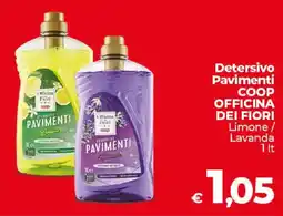 Ipercoop Radenza Detersivo Pavimenti Officina dei Fiori offerta