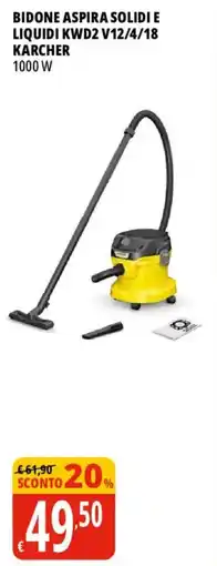 Tigros Bidone aspira solidi e liquidi Karcher offerta