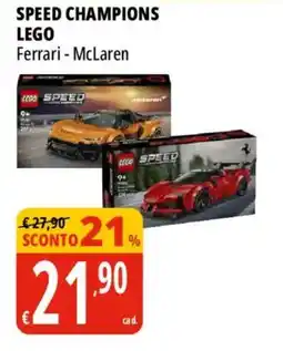 Tigros Lego speed champions ferrari - mclaren offerta