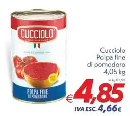 Iper Super Conveniente Cucciolo Polpa fine di pomodoro offerta