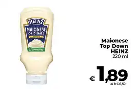 Ipercoop Radenza Maionese Top Down HEINZ offerta