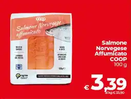 Ipercoop Radenza Salmone Norvegese Affumicato COOP offerta