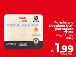 Ipercoop Radenza Parmigiano Reggiano DOP grattugiato COOP offerta