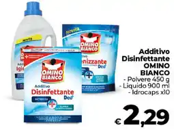 Ipercoop Radenza Additivo Disinfettante Omino Bianco offerta