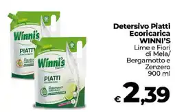 Ipercoop Radenza Detersivo Piatti Ecoricarica Winni's offerta