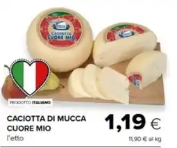 Oasi Caciotta di mucca cuore mio offerta