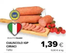 Oasi Ciauscolo IGP Ciriaci offerta