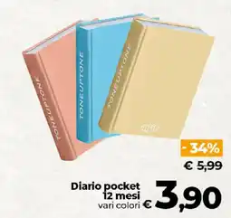 Ipercoop Radenza Diario pocket TONEUPTONE offerta