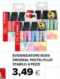 Oasi Evidenziatore Boss Original Pastel/Fluo Stabilo offerta