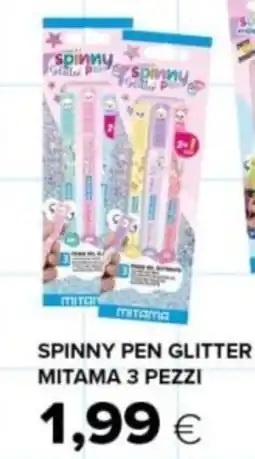 Oasi Spinny pen glitter mitama offerta