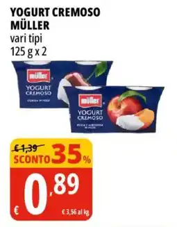 Tigros Yogurt cremoso Müller offerta