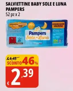 Tigros Salviettine baby Sole e Luna Pampers offerta