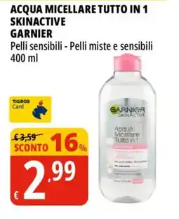 Tigros Acqua micellare tutto in 1 Garnier offerta