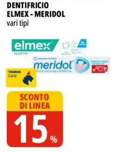 Tigros Dentifricio Elmex - Meridol offerta