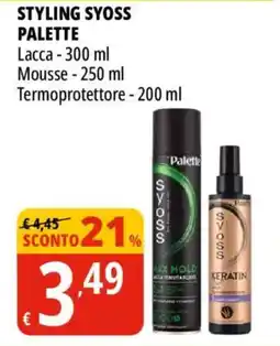 Tigros Styling Syoss Palette offerta