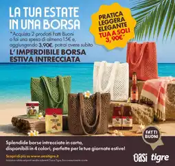 Oasi Borsa estiva intrecciata offerta