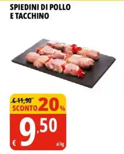 Tigros Spiedini di pollo e tacchino offerta