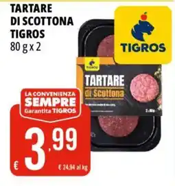 Tigros Tartare di scottona Tigros offerta
