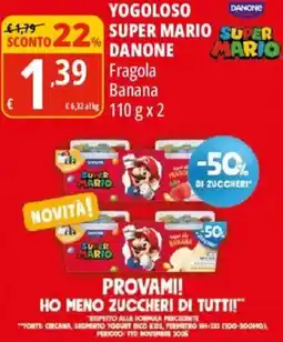 Tigros Yogoloso Super Mario Danone offerta