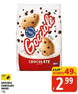 Tigros Gocci ole chocolate Pavesi offerta
