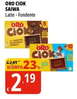 Tigros Oro Ciok Latte - Fondente offerta