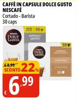 Tigros Caffè in capsule Dolce Gusto Nescafé Cortado - Barista offerta