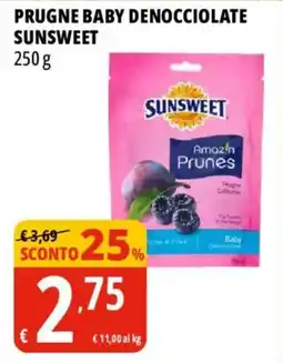 Tigros Prugne baby denocciolate Sunsweet offerta