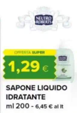 Oasi Neutro Roberts Sapone liquido idratante offerta