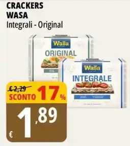 Tigros Crackers Wasa Integrali - Original offerta