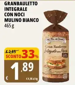 Tigros Gran Bauletto Integrale con Noci Mulino Bianco offerta